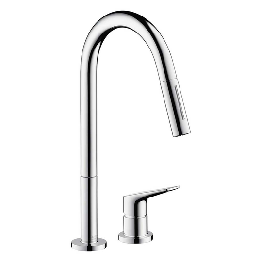 Köksblandare Hansgrohe Axor Citterio M 2-håls med Utdragbar Pip