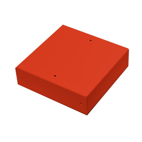 Alarmtech 3202.02R Kopplingsbox utan öppning, stål För 2 modulinsatser