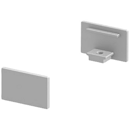 Ändlock Aluminium (L x B x H) 5.5 x 17.5 x 11 mm SLV GRAZIA 10 1000475