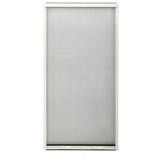 vidaXL Insektsnät för fönster vit 70x150 cm