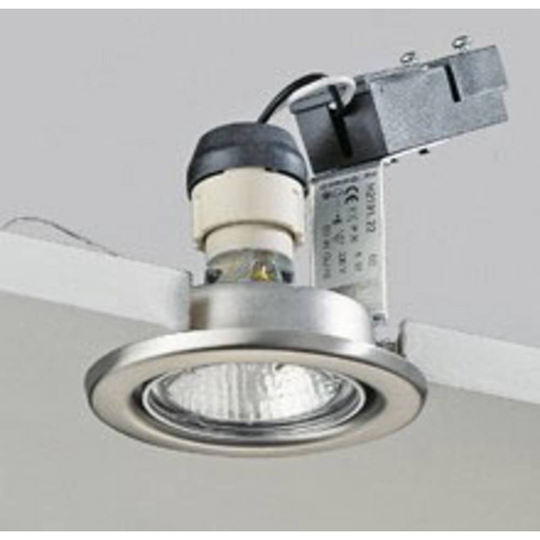 Brumberg 0H219120 0H219120 Inbyggnadsbelysning Högspännings Halogen lampa GZ10 50 W Rostfritt stål