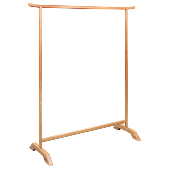 vidaXL Klädställning 125x150 cm massiv ek