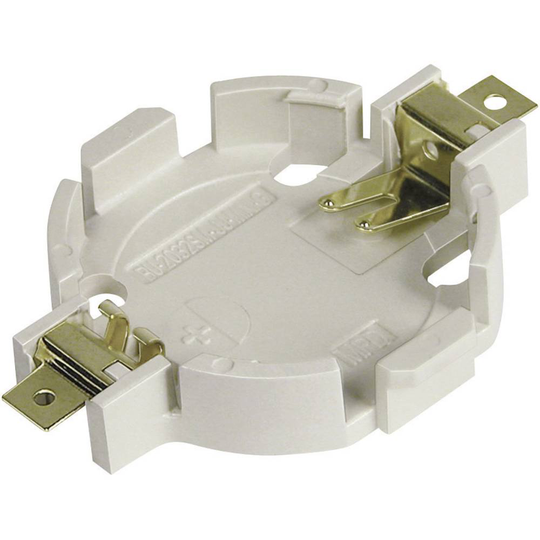 Knappscellshållare 1x CR 2032 Horisontell, Utanpåliggande montering SMD (L x B x H) 33.15 x 23.90 x 5.20 mm MPD BU2032SM-JJ-MINI-GTR