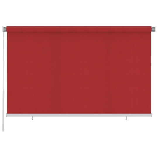 vidaXL Rullgardin utomhus 240x140 cm röd HDPE
