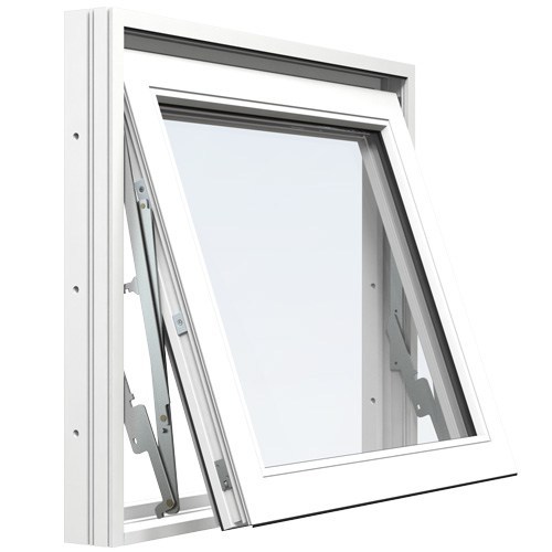 Energi Aluminium Vridfönster 13, 8, Vit