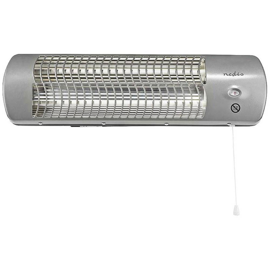 Nedis HTBA10GY Badrum - snabbvärmare 1200 W 12 m² Grå