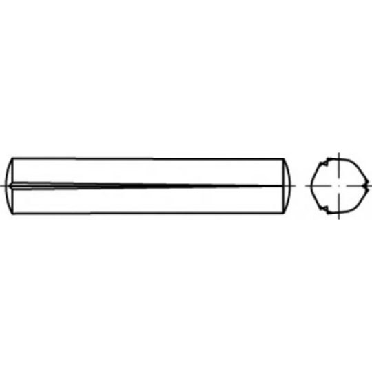 TOOLCRAFT TO-5438361 Räffelpinne 5 mm Stål 100 st