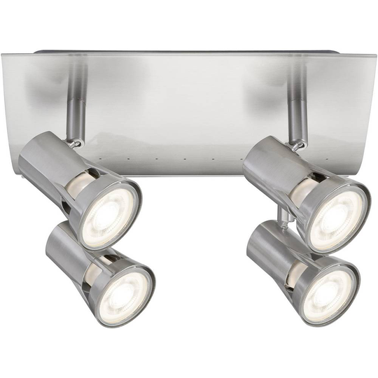 Tak-spotlights LED GU10 40 W Paulmann Teja 66701 Nickel (satinerat)