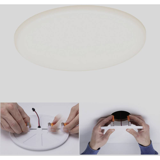 Paulmann 92389 EB Panel Veluna VariFit LED-inbyggnadsbelysning 17 W Satin