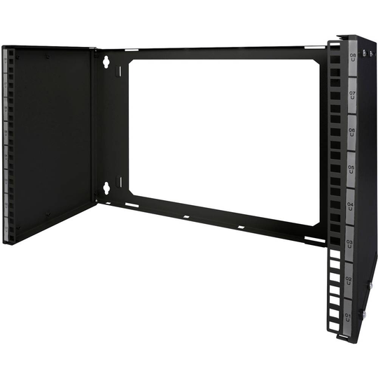 Digitus DN-19 PB-8U-SW Väggmontering patch-hållare (B x H x D) 505 x 372 x 250 mm 8 U Svart (RAL 9005)