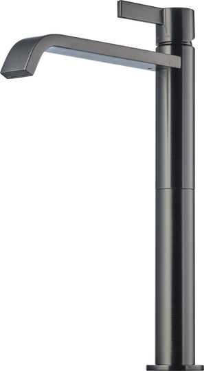 Tapwell Tvättställsblandare ARM081 Hög Borstad Black Chrome