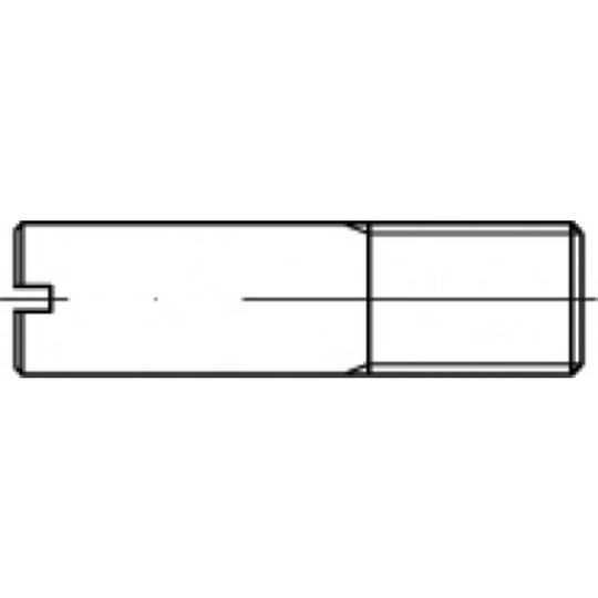 TOOLCRAFT TO-5394555 Skaftskruvar M4 100 st