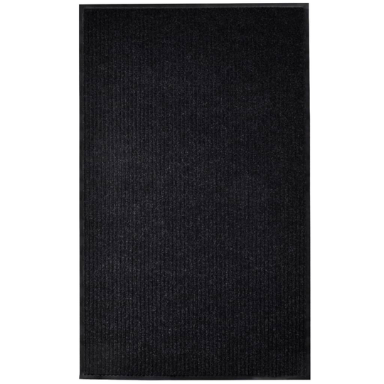 vidaXL Dörrmatta svart 120x220 cm PVC