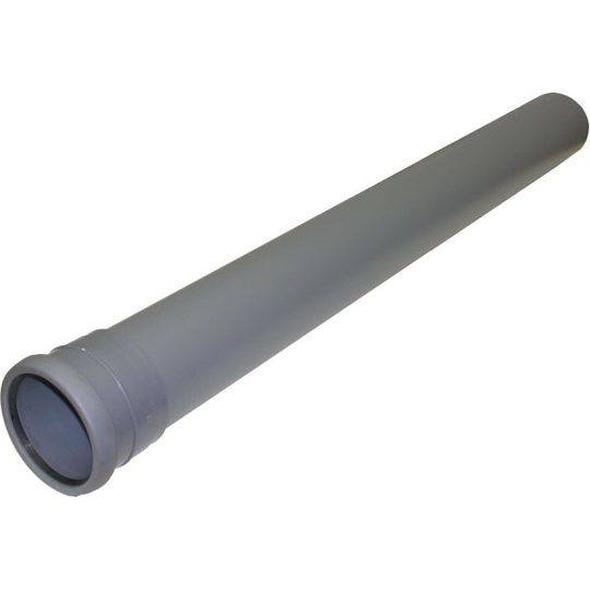 Pipelife 070063 Avloppsrör med 1 muff 110 x 1000 mm