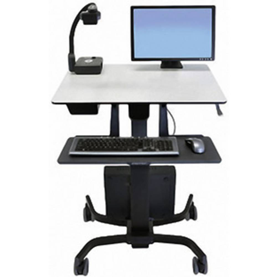 Ergotron TeachWell Mobile Digitale Workspace (MDW) 1x #####Mobiler Sitz-/Steh-PC-Arbeitsplatz 17,8 cm (7) - 81,3 cm (32) Fast