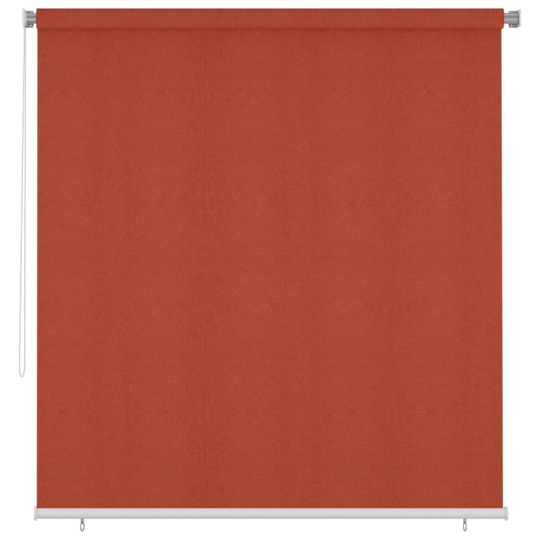 vidaXL Rullgardin utomhus 220x230 cm terrakotta HDPE