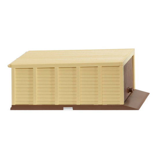 Wiking Selbstbau-Garage (3S) - blassbraun/elfenbein 114003 H0 Garage