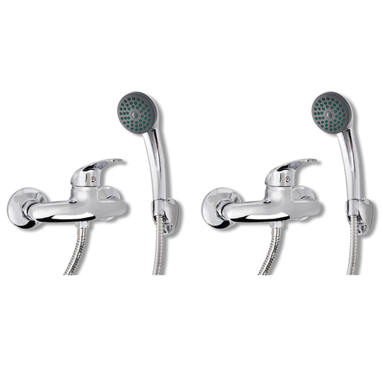 vidaXL Duschblandare 2 st