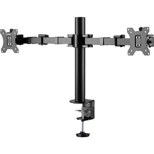 SpeaKa Professional SP-MM-220 2x Monitorfäste 43,2 cm (17) - 81,3 cm (32) Justerbar i höjd, Tilt + Svängbar