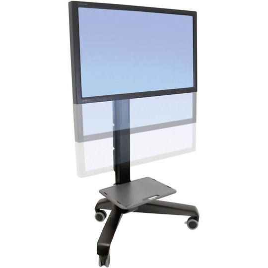 Ergotron 24-192-085 Neo-Flex Mobile MediaCenter UHD TV-golvstativ 127,0 cm (50) - 165,1 cm (65) Tiltbar, Roterbar