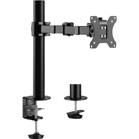 SpeaKa Professional SP-MM-210 1x Monitorfäste 43,2 cm (17) - 81,3 cm (32) Justerbar i höjd, Tilt + Svängbar