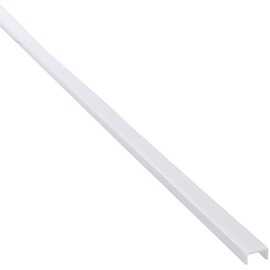 Hide-a-Lite U-profil Hög Täcklock till aluminiumprofiler, 2 m Opal