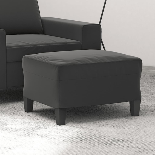 vidaXL Fotpall mörkgrå 60x50x41 cm mikrofibertyg