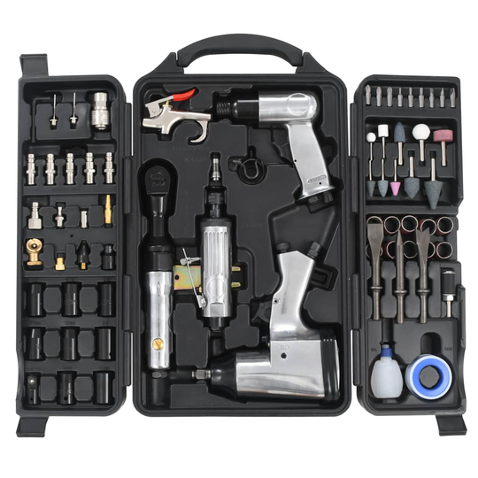 vidaXL Tryckluftsverktyg kit 70 delar