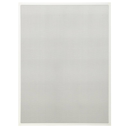 vidaXL Insektsnät för fönster vit 80x120 cm