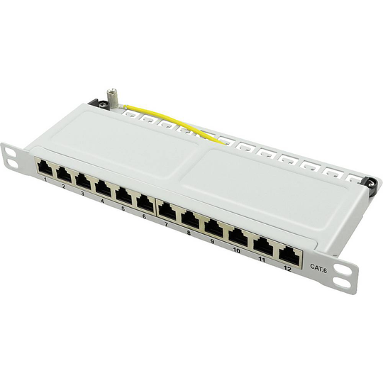 LogiLink NP0068 16 + 4 Port Patchpanel CAT 6 0.5 U