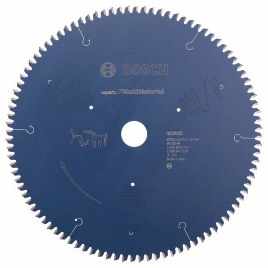 Bosch Accessories Expert for Laminated Panel 2608642529 Cirkelsågblad 305 x 30 x 2.4 mm Antal tänder (per tum): 96 1 st