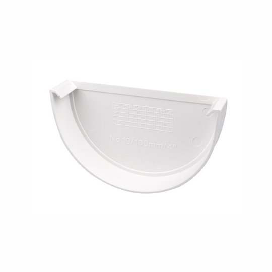 RÄNNGAVEL 100MM I VIT PLAST | Beijerbygg Byggmaterial