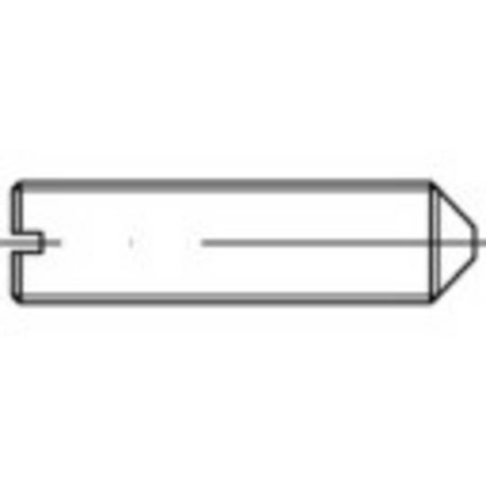 TOOLCRAFT 1061088 Gängstift M2 3 mm Rostfritt stål A1 50 st