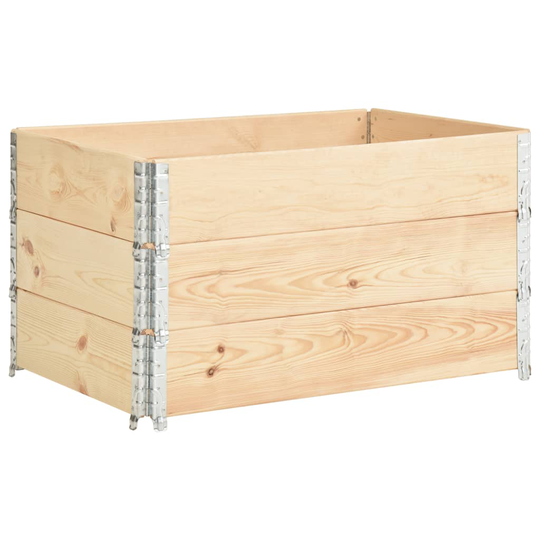 vidaXL Pallkrage 3 st 50x100 cm massiv furu