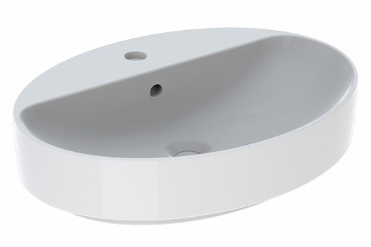 Ifö Tvättställ Variform Lay-On Oval 60 cm Med Bräddavlopp