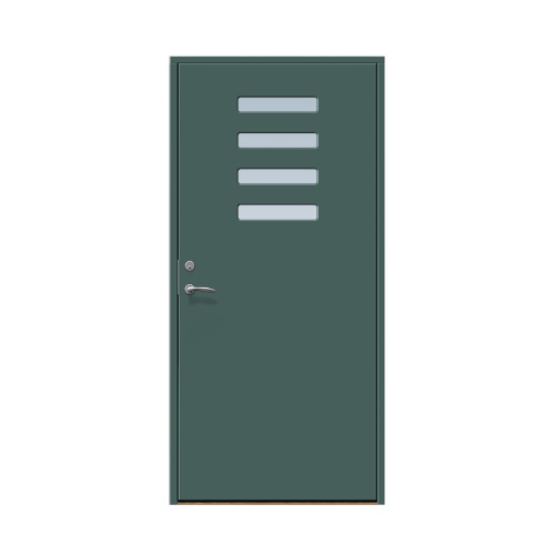 Enkeldörr till villa Röshult 10 x 20, Högerhängd, Skogsgrön