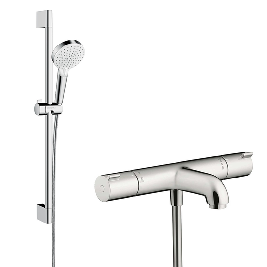 Duschset Hansgrohe Crometta Vario med Ecostat 1001 CL 150 CC
