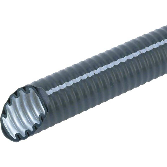 Fränkische Rohrwerke 25510020 FFKuS-EM-F-LS0H 20sw Korrugerat rör (value.1363853) Svart 13.6 mm 1 st