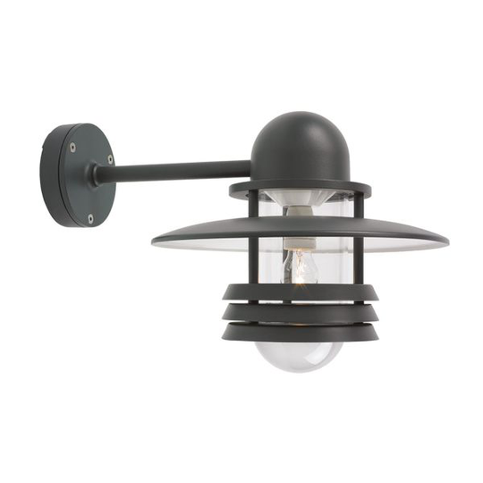Norlys Helsinki 886 Väggarmatur E27, 100W, IP54 Grafit