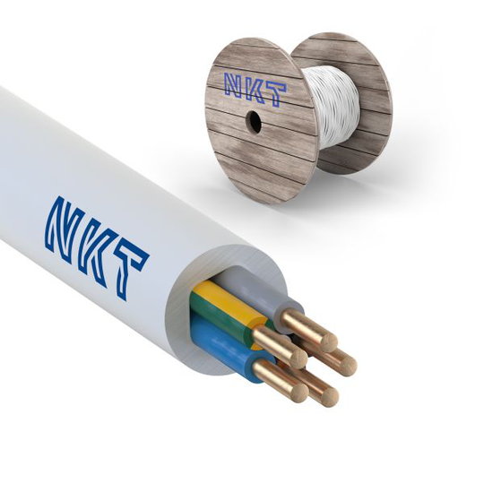 NKT EXQ XTRA Installationskabel 5G1.5 mm², 300/500V 500 m, trumma