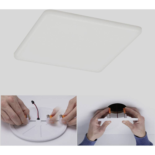 Paulmann 92398 EB Panel Veluna VariFit LED-inbyggnadsbelysning 17.50 W Satin