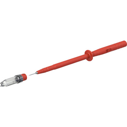 Säkerhetssond Stiftanslutning 4 mm CAT II 1000 V Röd Stäubli SPP4-S/F