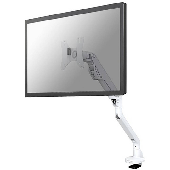 Neomounts by Newstar FPMA-D750WHITE 1x Monitor bordsfäste 25,4 cm (10) - 81,3 cm (32) Svängbar, Roterbar, Tiltbar