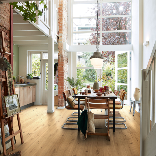 Trägolv Meister Longlife PD 400 Mild Rökt Vit Vital Ek Borstad 8814