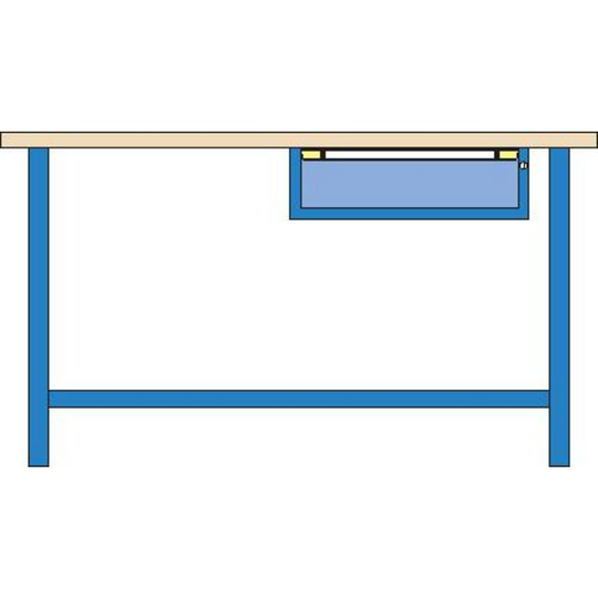 Thur-Metall 84473333 ARBETSBÄNK (B x H x D) 2000 x 840 x 700 mm