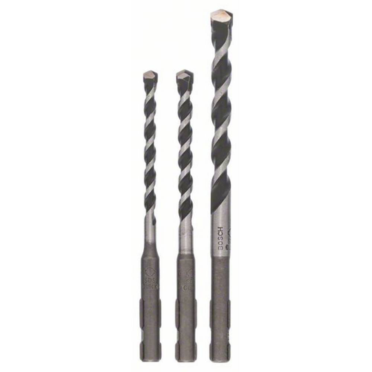 Hårdmetall Multiborrset 3 delar 5 mm, 6 mm, 8 mm Bosch Accessories 2609256918 SDS-Quick 1 set