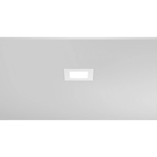 LED-panel infälld LED EEK: A (A++ - E) RZB Toledo Flat LED/5W-4000K 110 901485.002.1 Vit