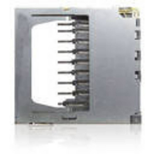 SD, MMC Kort-sockel Antal kontakter: 9 Tryck, Tryck Yamaichi FPS009-2305-0 inkl. switch 1 st