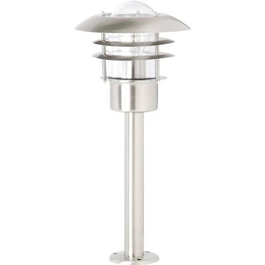 Utomhusmarkbelysning LED E27 60 W Brilliant Terrence 45784/82 Rostfritt stål