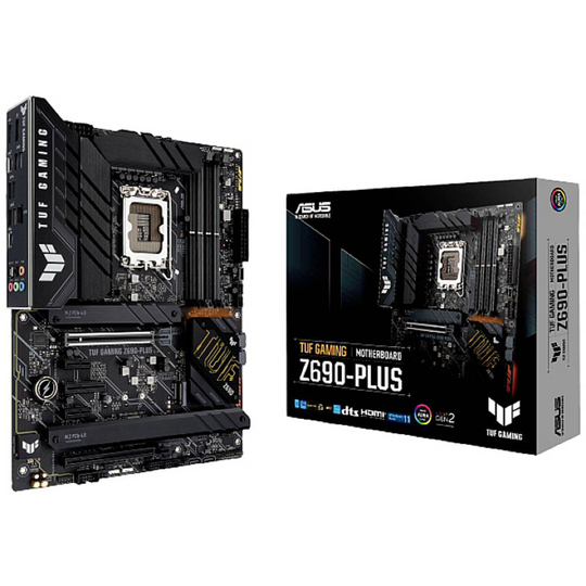 Asus TUF GAMING Z690-PLUS WIFI Moderkort Sockel Intel® 1700 Formfaktor ATX Moderkort-chipset Intel® Z690